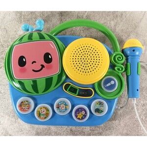 Cocomelon Toy Singalong Boombox With Microphone Karaoke Machine 2022